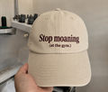 Stop Moaning (at the gym.) — Cap