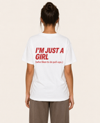 I'm Just a Girl (who likes to do pull-ups.) — T-Shirt