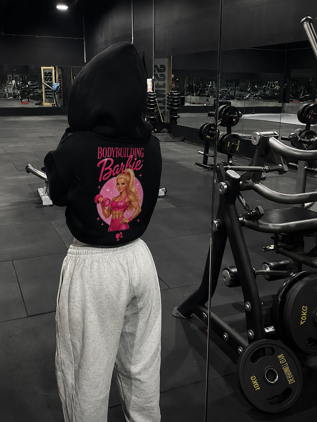 Bodybuilding Barbie — Hoodie