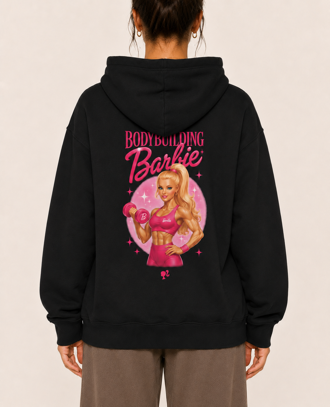 Bodybuilding Barbie — Hoodie